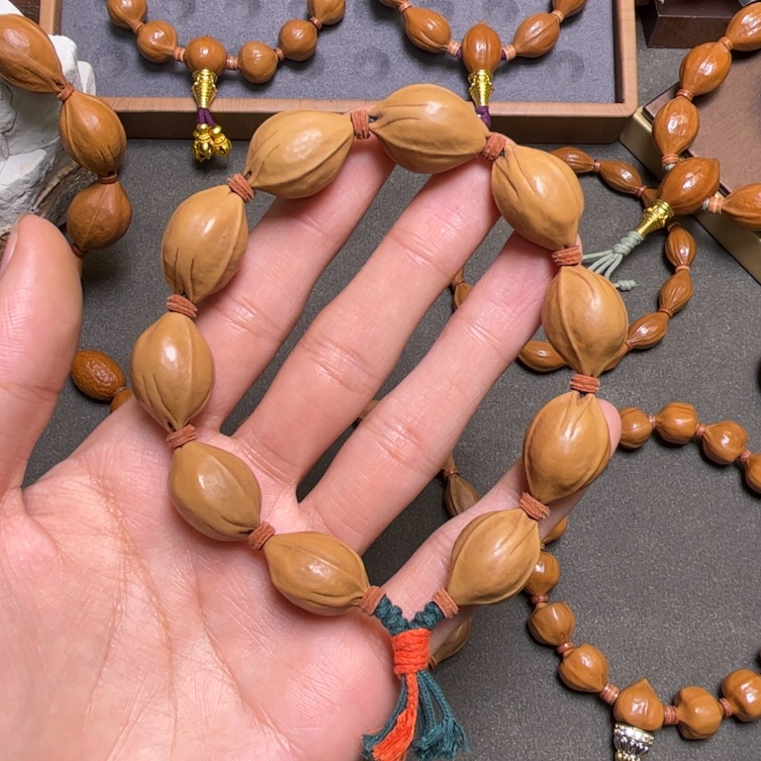 手串/手链橄榄核1624梅林铁核小三花