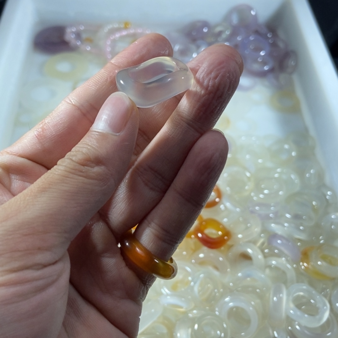 合金戒指玛瑙/玉髓