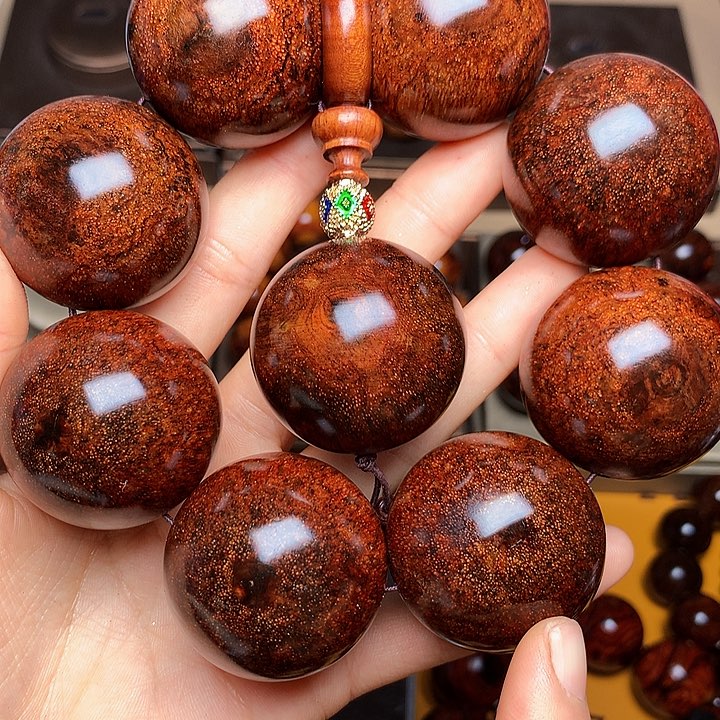 花梨木类手串/手链黄花梨风化料老挝花梨土埋料3.5