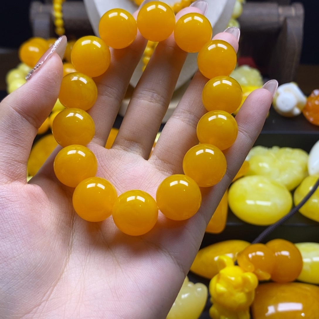 施***7非金属全品无暇老蜜手串