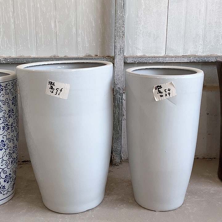 【闪购商品】高温陶瓷花盆默认瑕疵