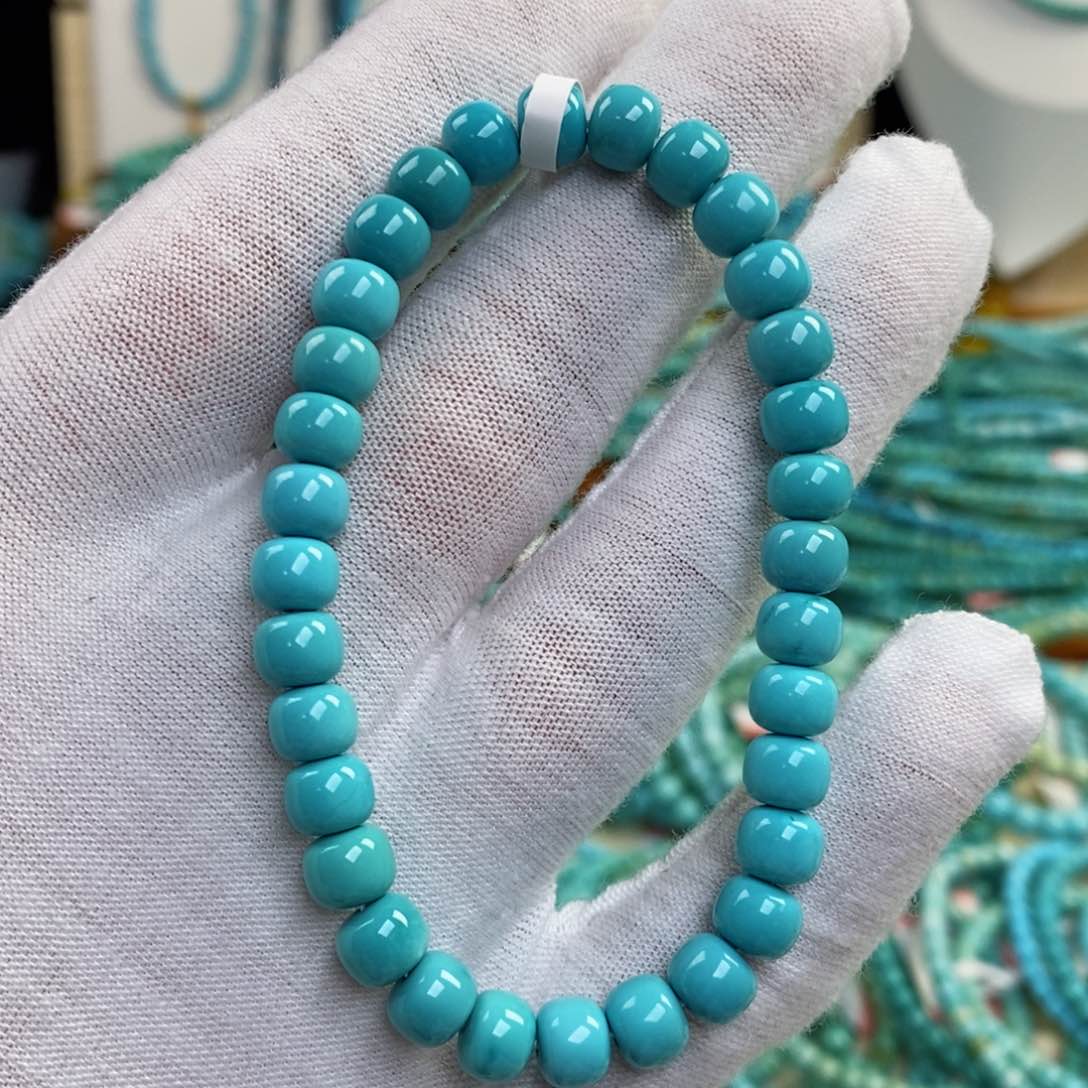 未镶嵌绿松石手串