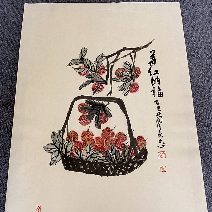 国画纯手绘国画写意作品45*68