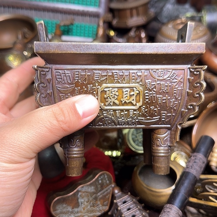 铜器办公室茶室摆件