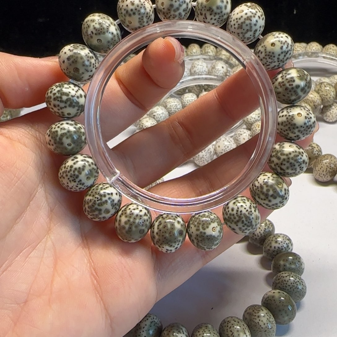 星月菩提吊坠1412胖苹果青花