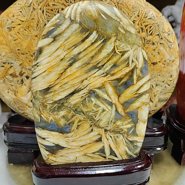 石材竹叶化石，，，，，