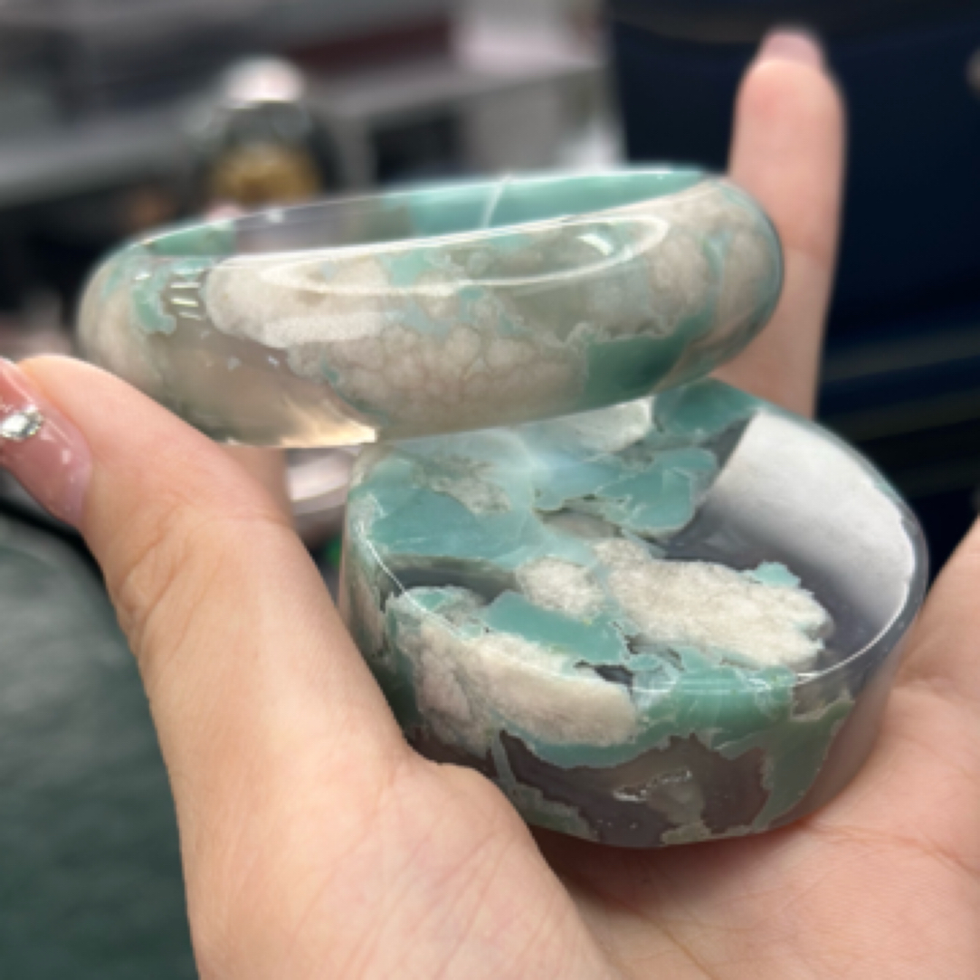 非金属布艺手镯 手镯未镶嵌54圈口（赠品镯心）3S5064