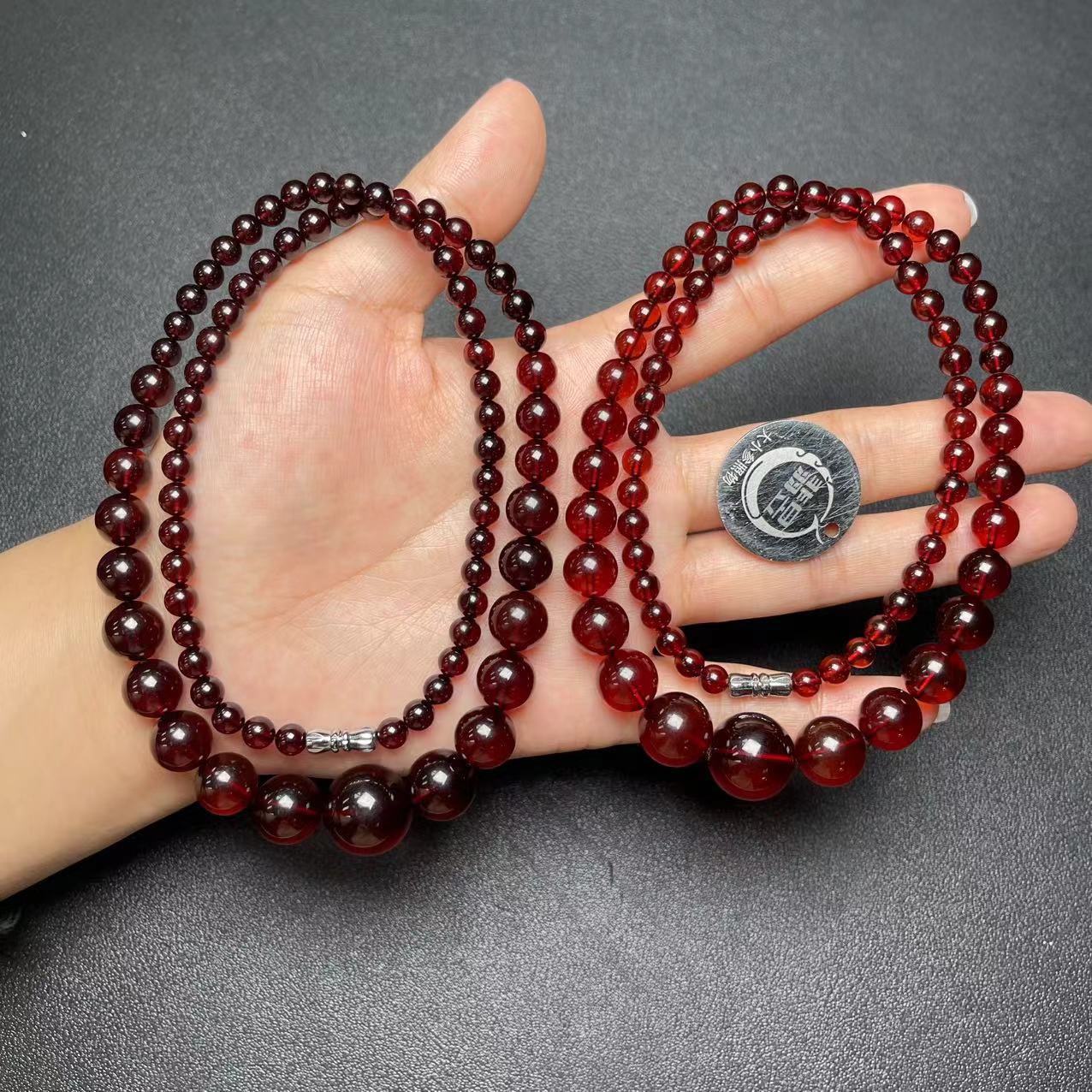 35509T01-4N15-琥珀塔链颈饰/约5-14+/约76颗/-多样性发其一-