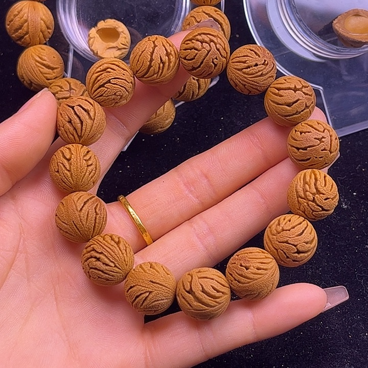 桃核吊坠博雅桃核16