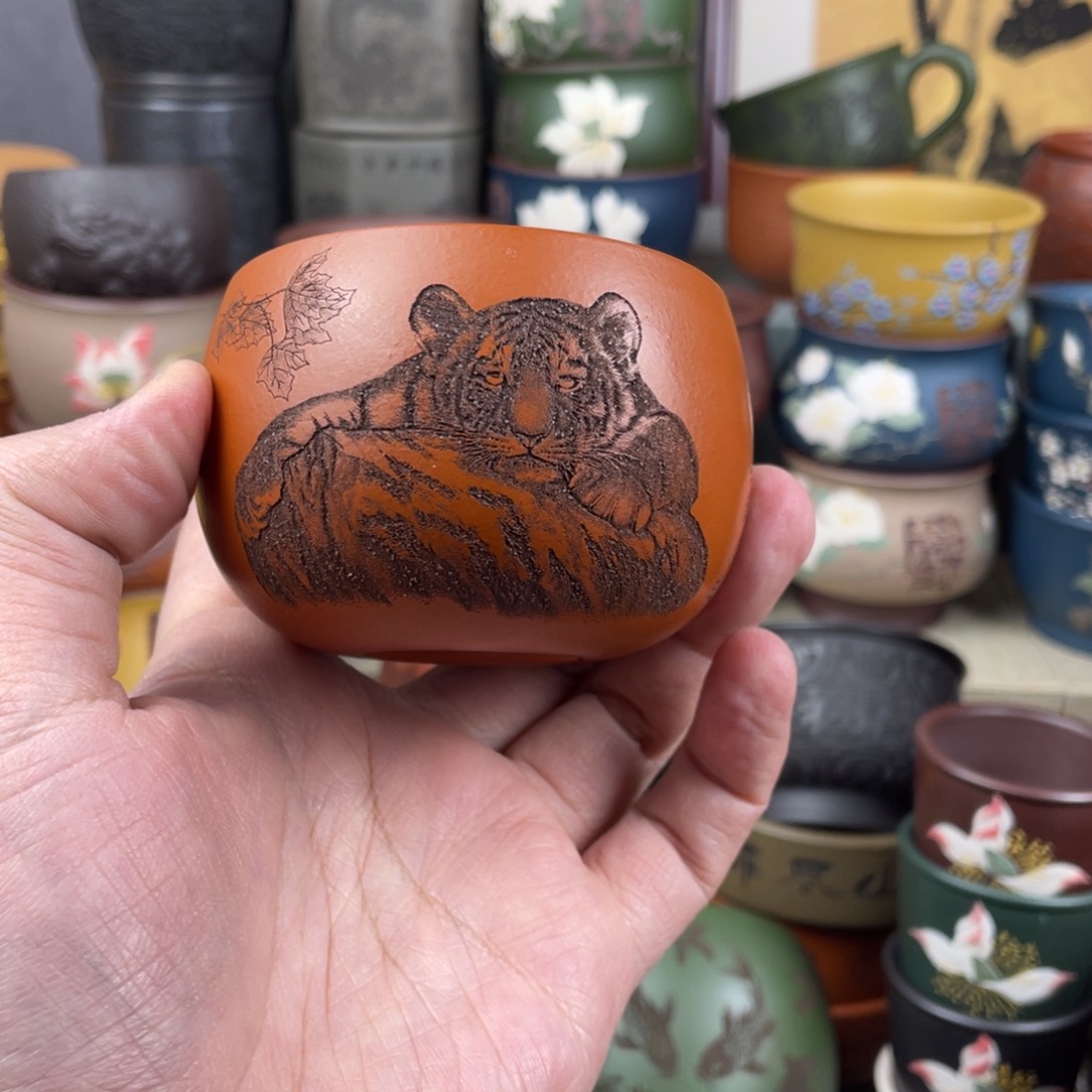 紫砂茶杯紫砂茶杯