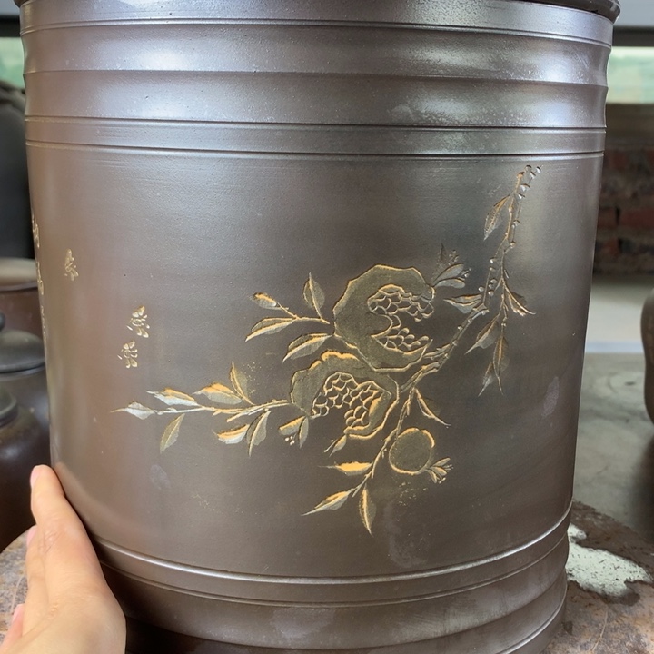风***痕钦州坭兴陶柴烧53