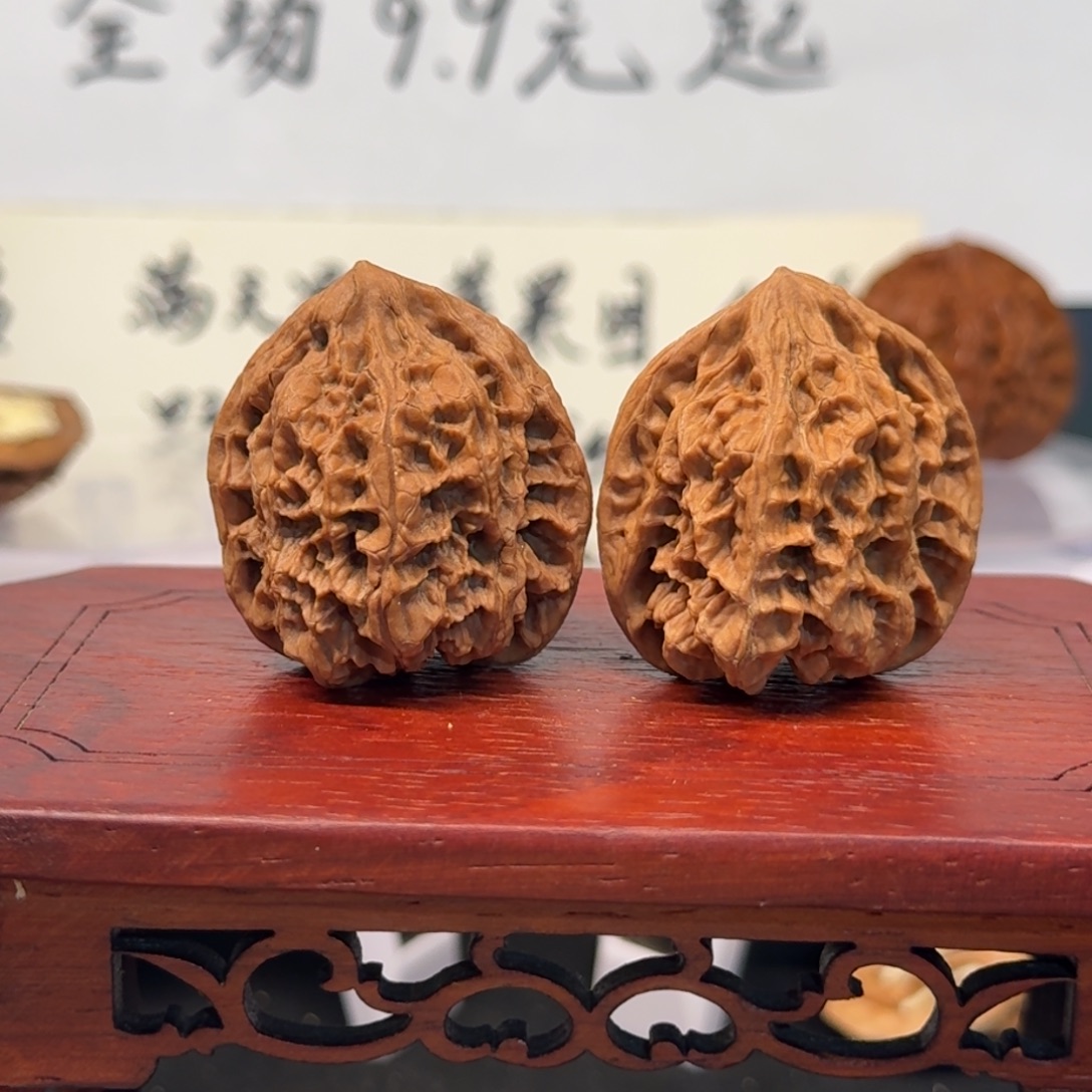 文玩核桃把件6号野牛边36肚34高38全品无药无修原生态