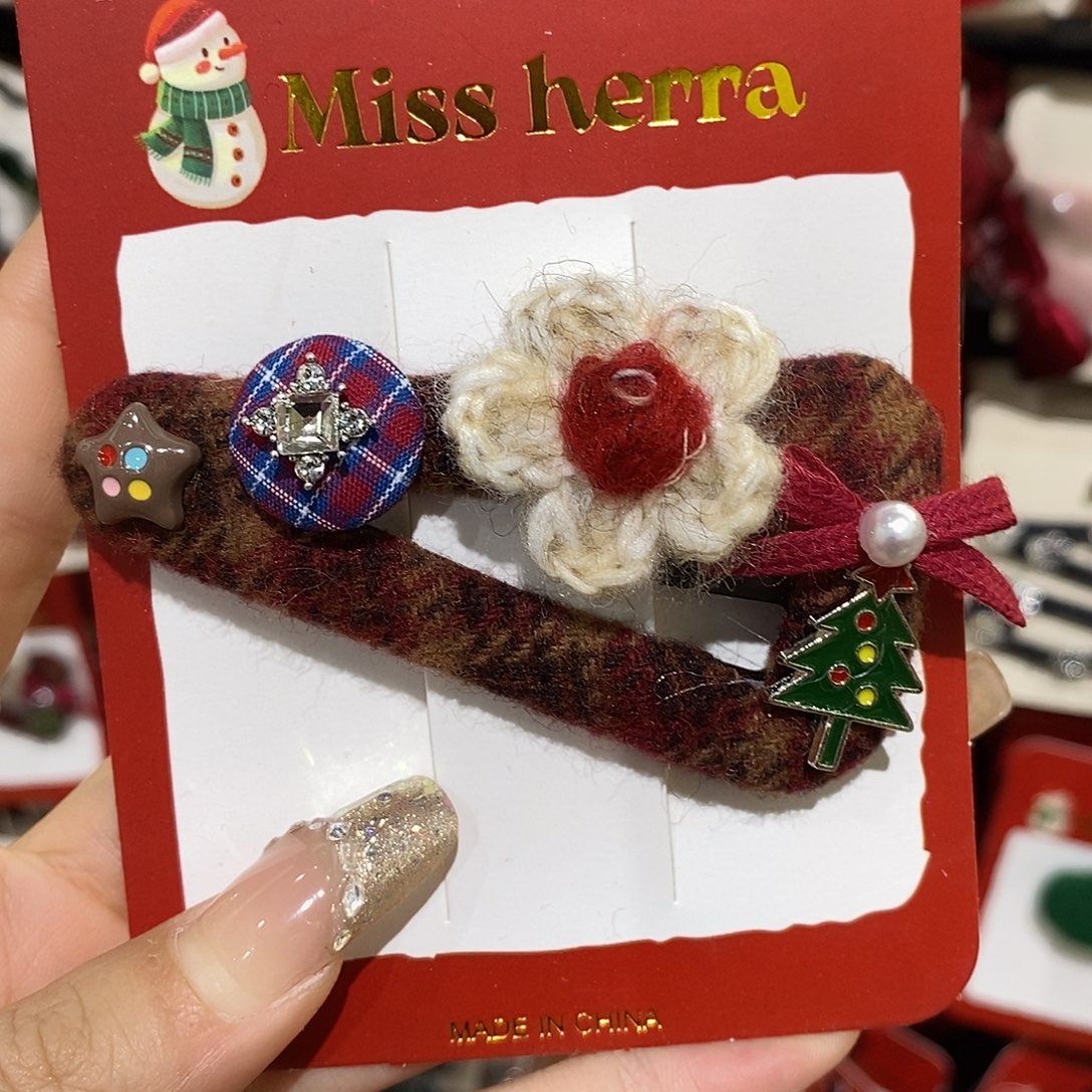 布艺铁合金拜拜夹