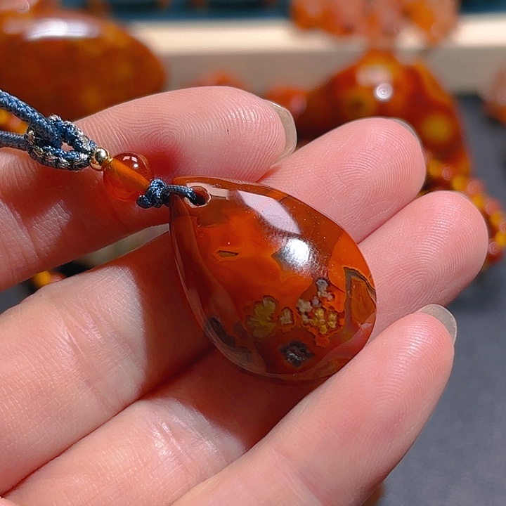 玛瑙/玉髓吊坠(不含链)未镶嵌