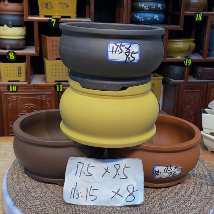 紫砂花盆紫砂紫砂