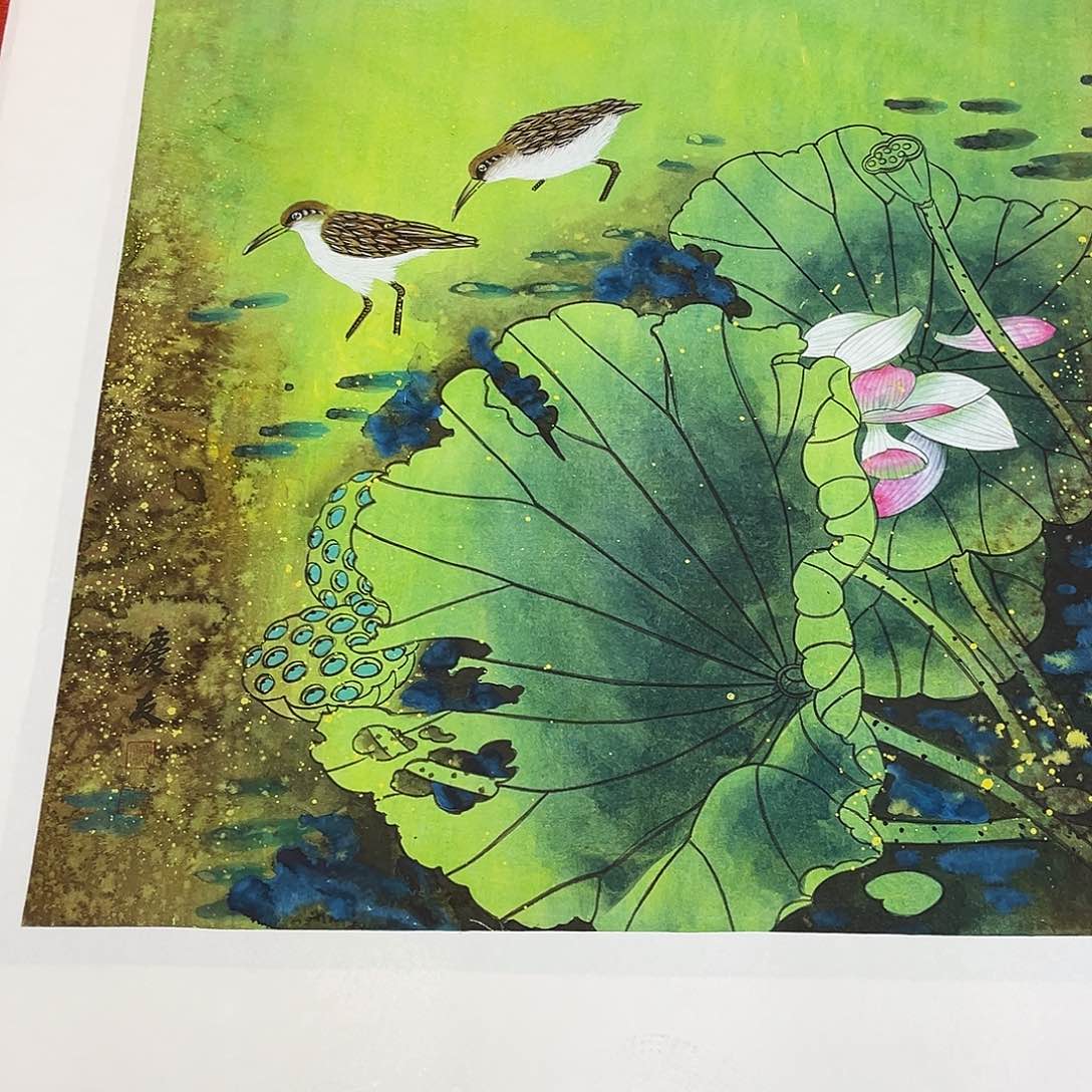 国画手绘国画作品