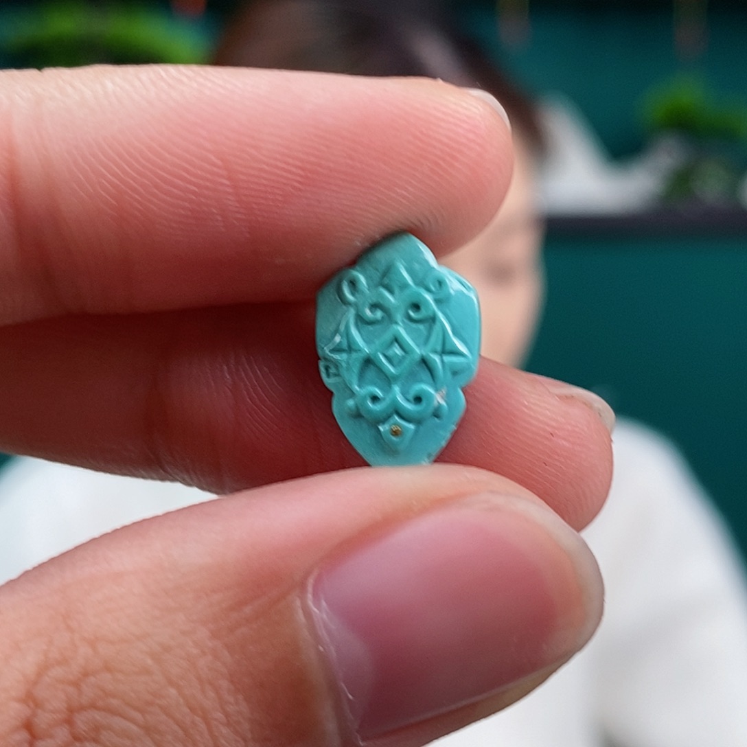 绿松石珠宝奇石未镶嵌