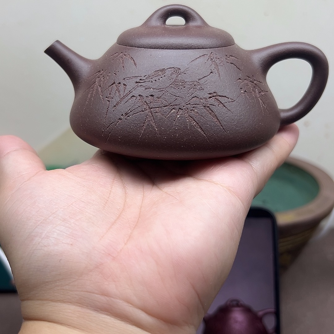 茶壶紫砂半手工曼生石瓢