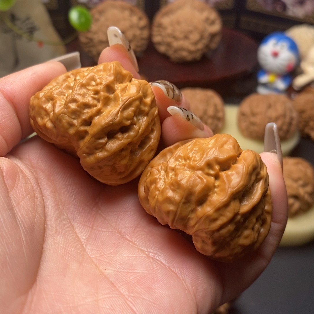 文玩核桃把件蛙蛙39.5