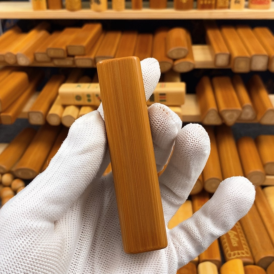 竹实心竹方料红皮定制