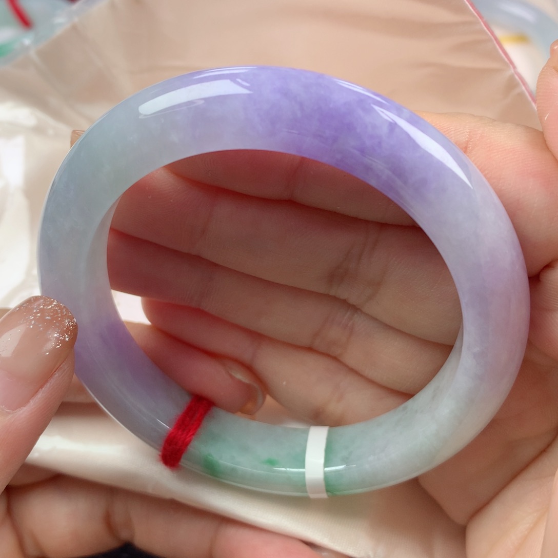 未镶嵌手镯翡翠缅甸天然翡翠56圈