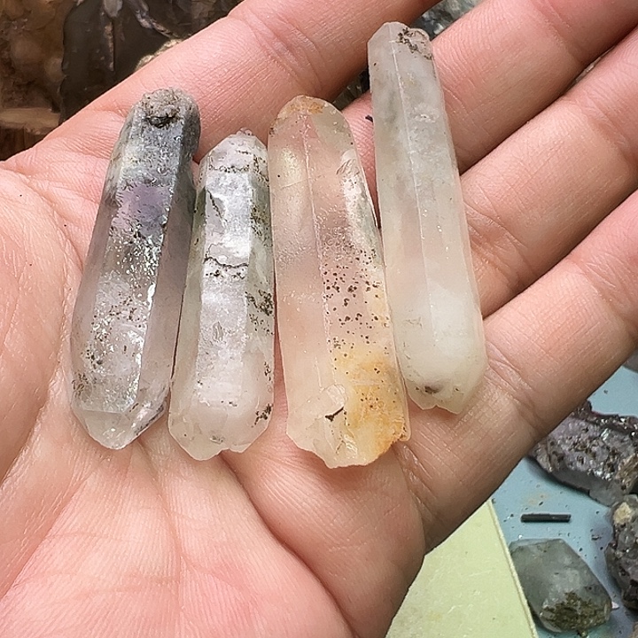 清***竹珠宝半成品水晶未镶嵌