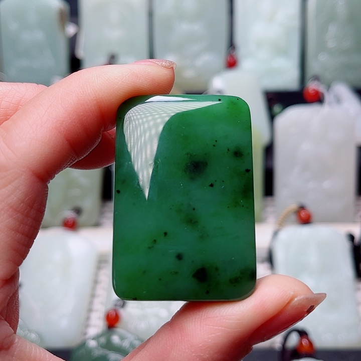 和田玉未镶嵌挂件