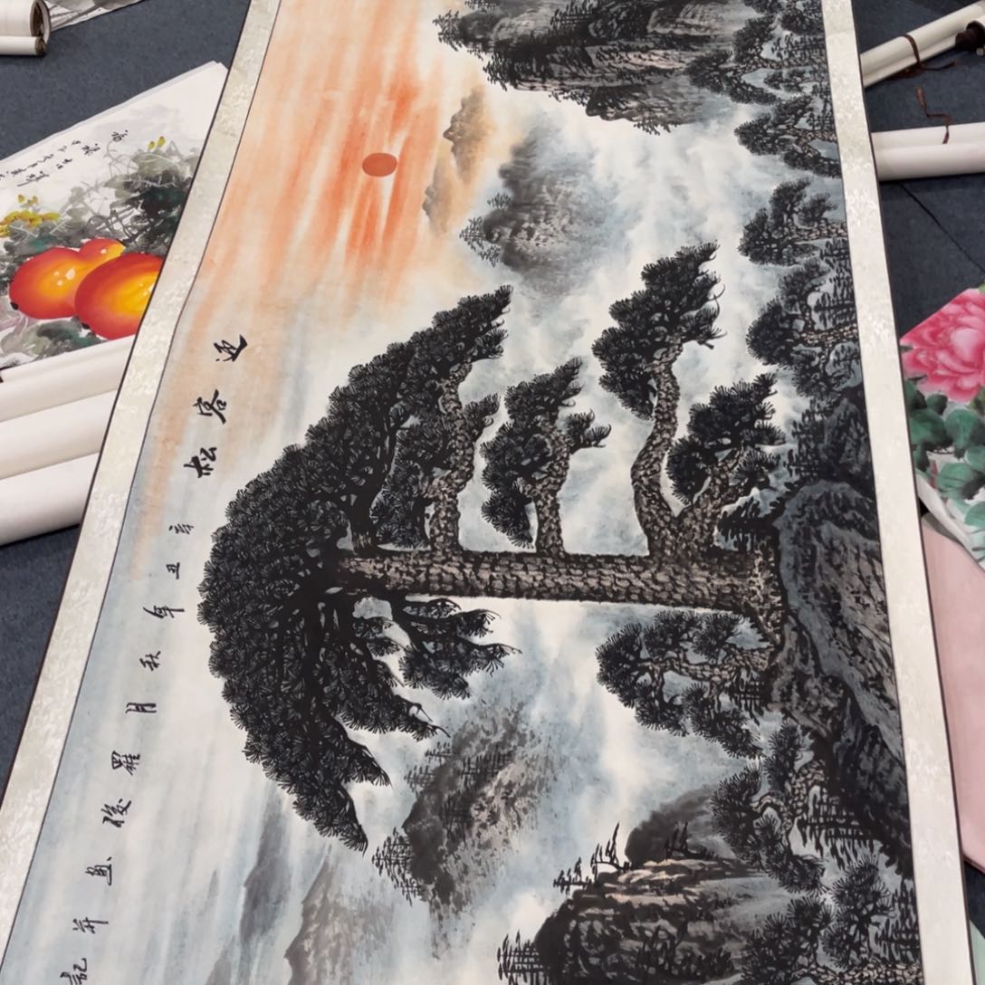 国画处理作品看好再拍哦