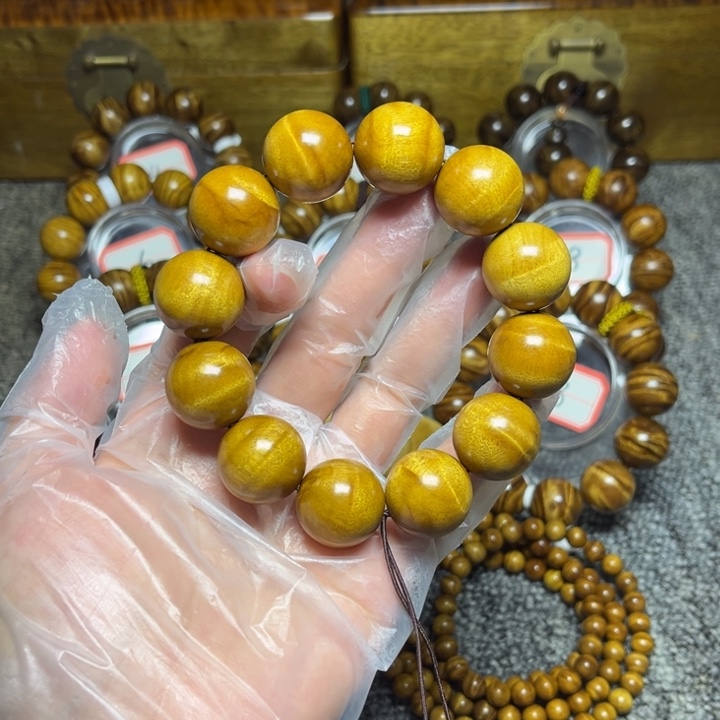 楠木（金丝楠）手串/手链枯木老料水波2.0