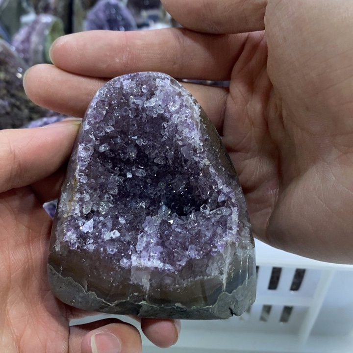 紫晶摆件摆件未镶嵌