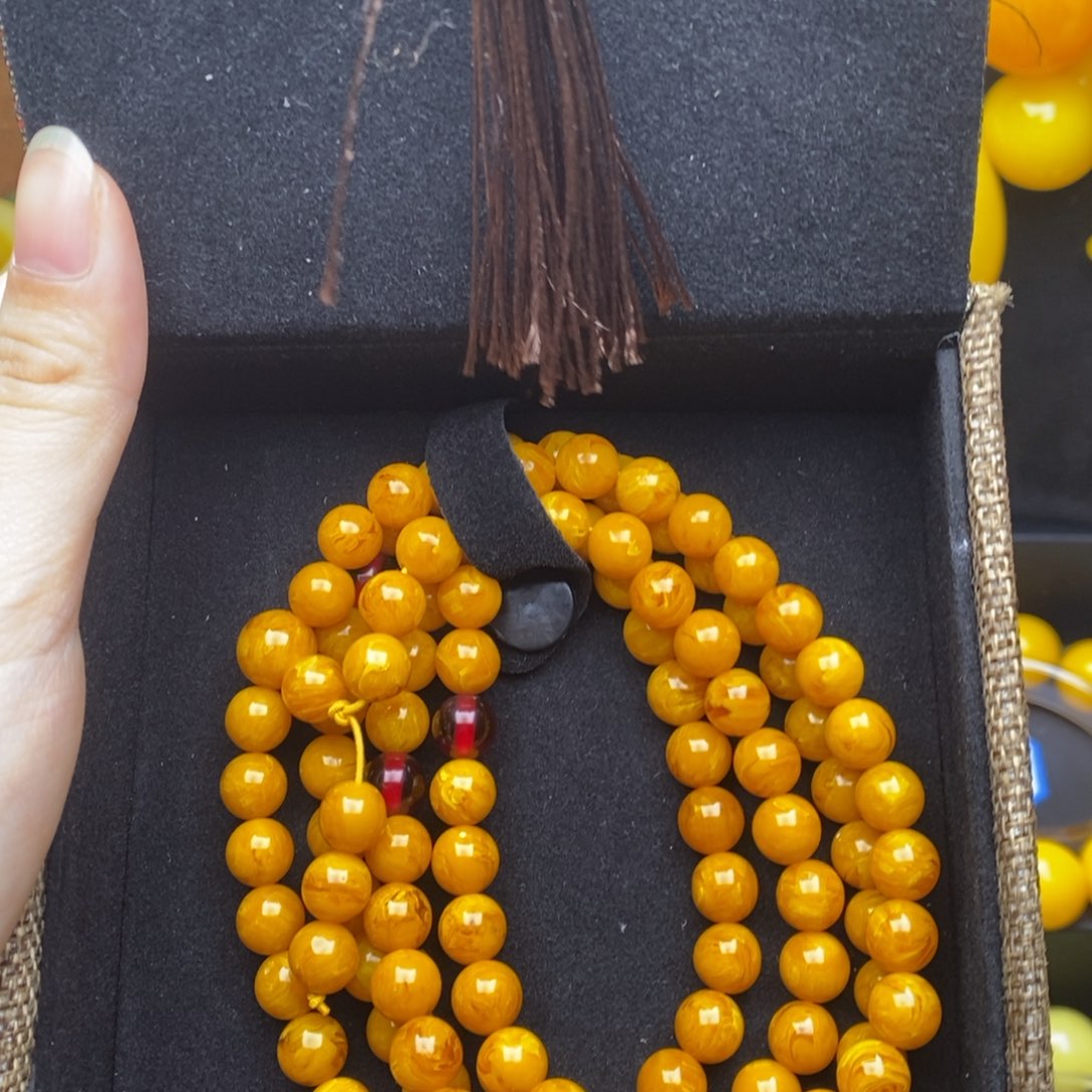 用***3全品无暇108串老料