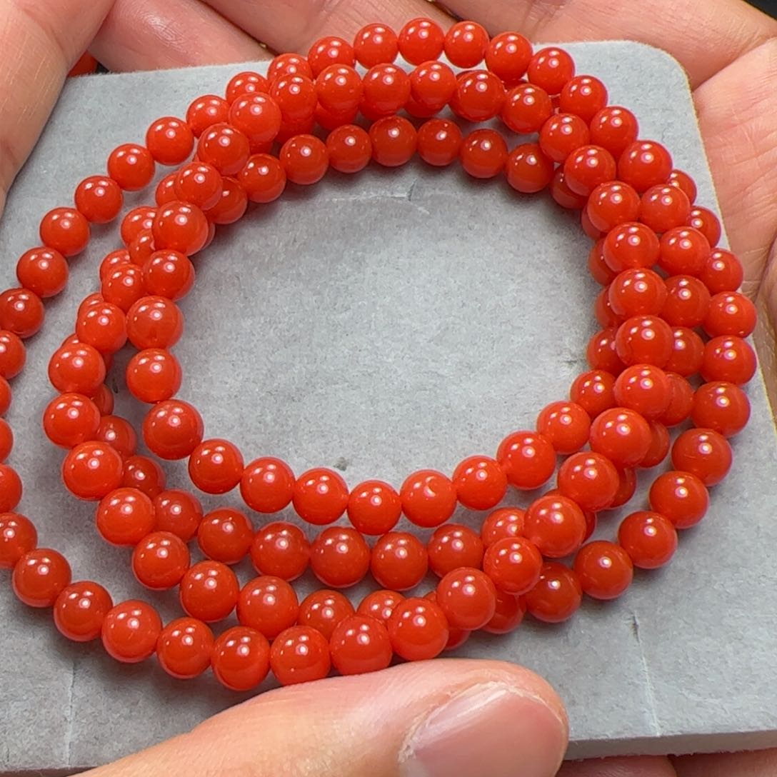 南红玛瑙珠子未镶嵌