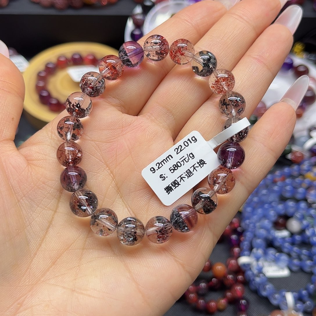 闪***电水晶手链未镶嵌手链