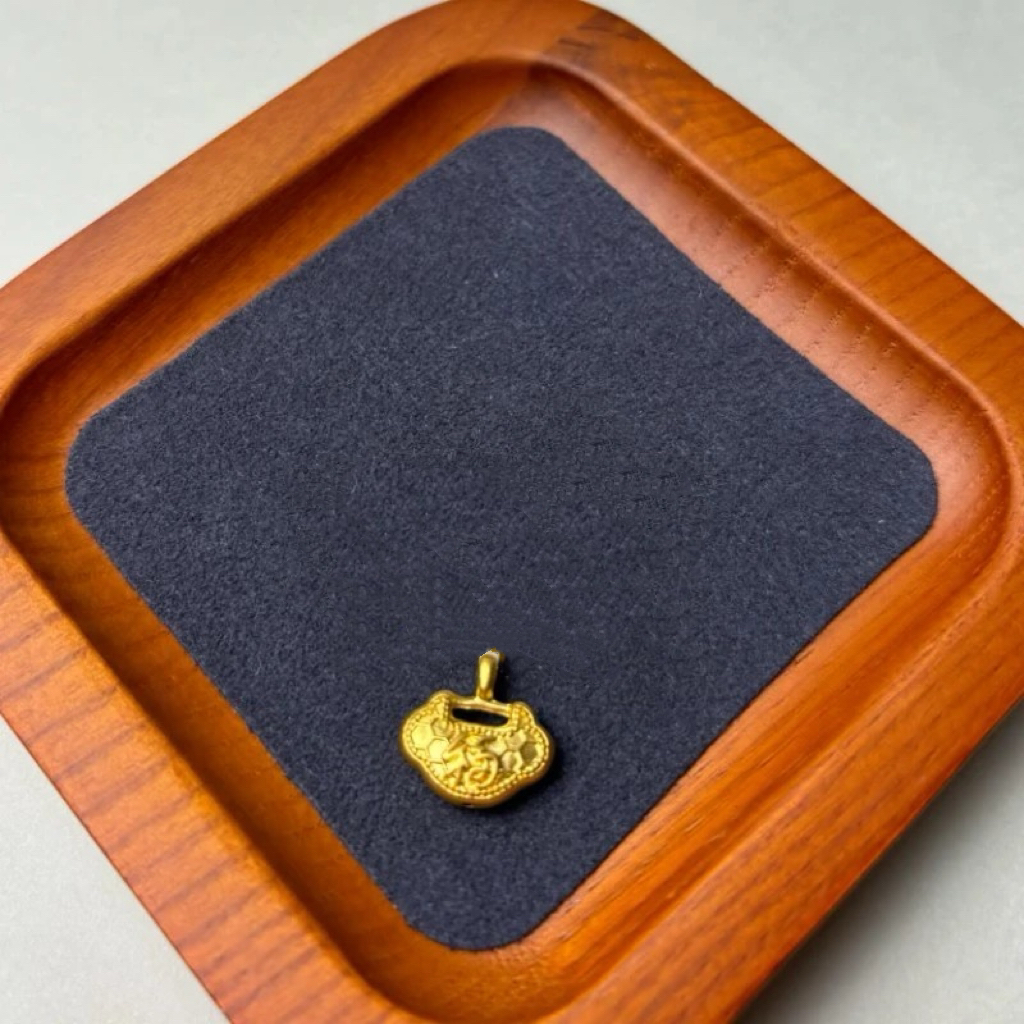 米来金铺足金福锁WH1117