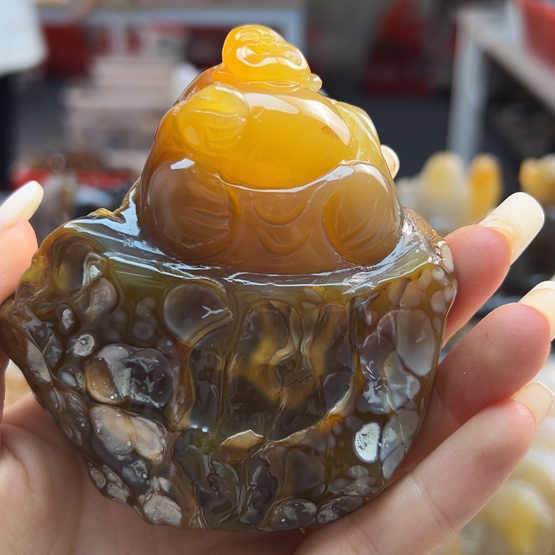 玛瑙/玉髓未镶嵌吊坠(不含链)