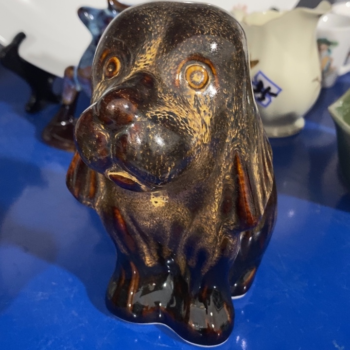 瓷片七厂窑变狗狗旺财