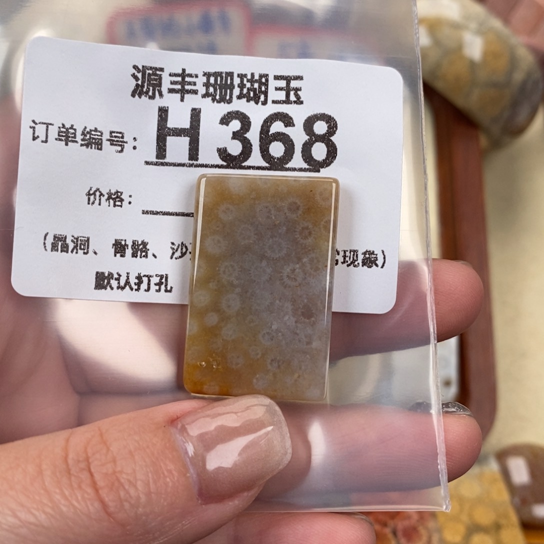 硅化玉颈饰未镶嵌阿*.