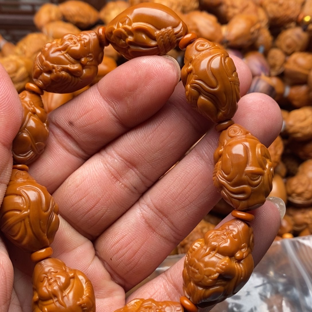 橄榄核手串元价财神