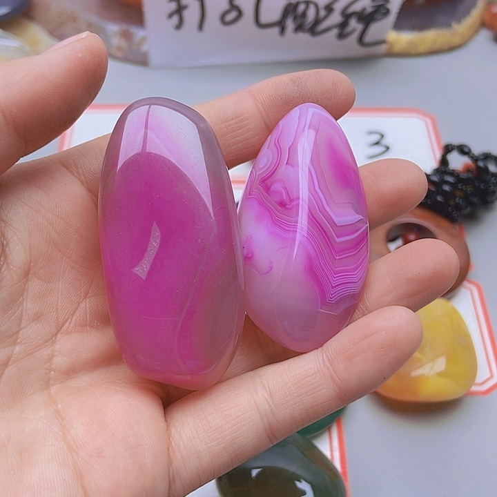 【闪购商品】玛瑙/玉髓珠宝半成品未镶嵌木*