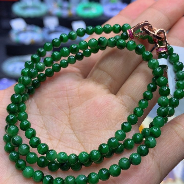 翡翠手链未镶嵌翡翠