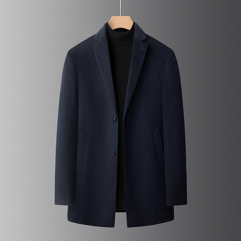 【北京工厂检漏】编号50-100反季男士中年商务绵羊毛山羊绒大衣西服