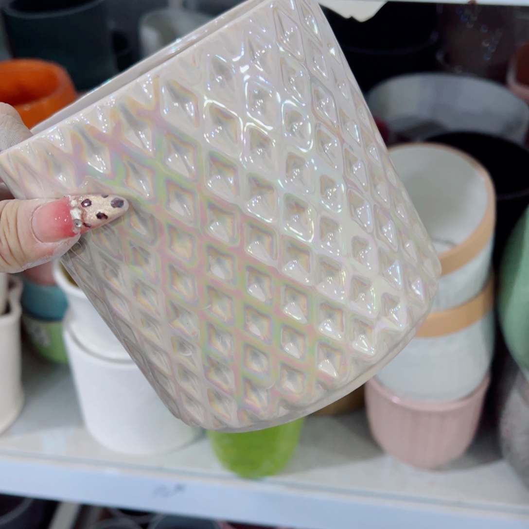 有孔，陶瓷花盆满10米包邮发货