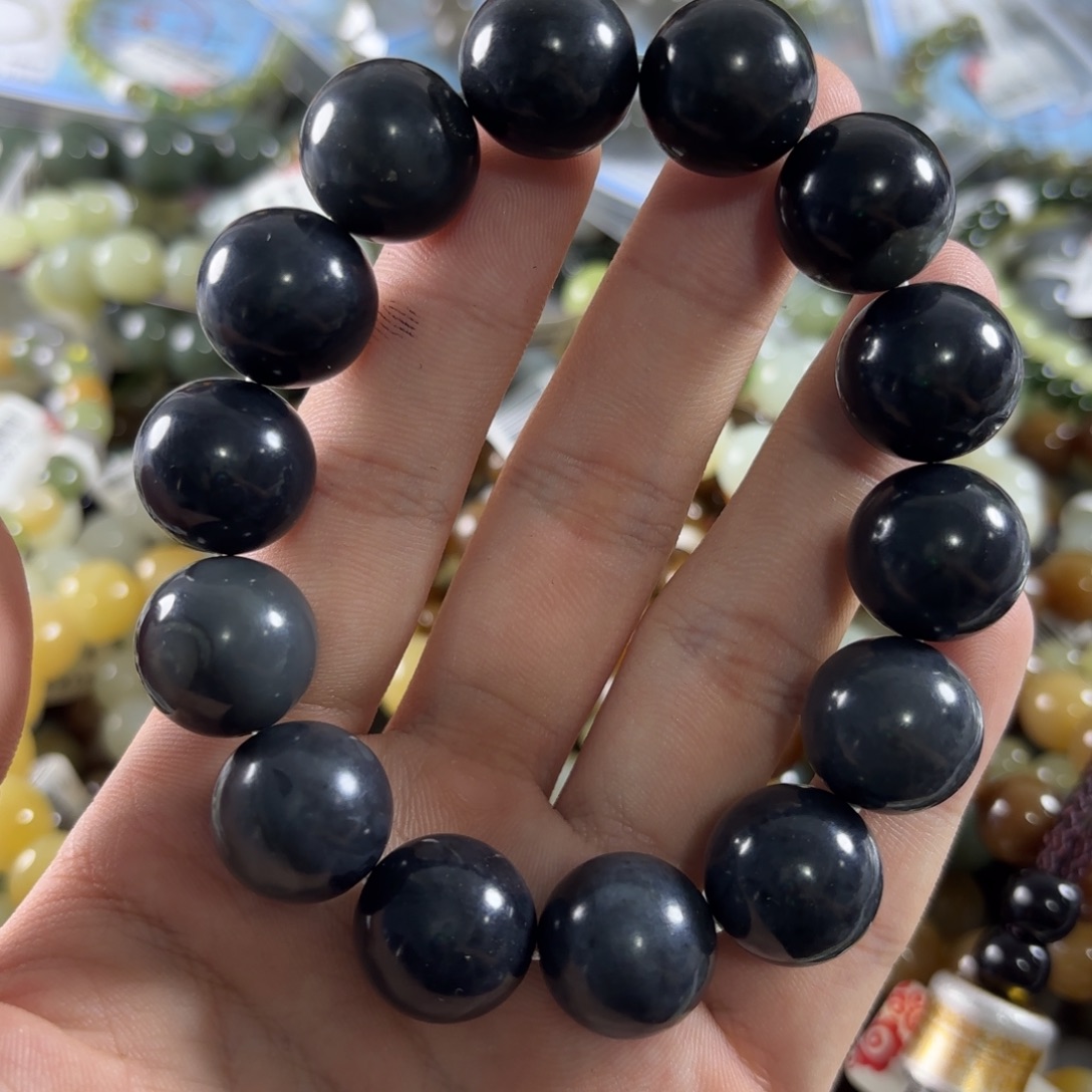 和田玉未镶嵌手链32