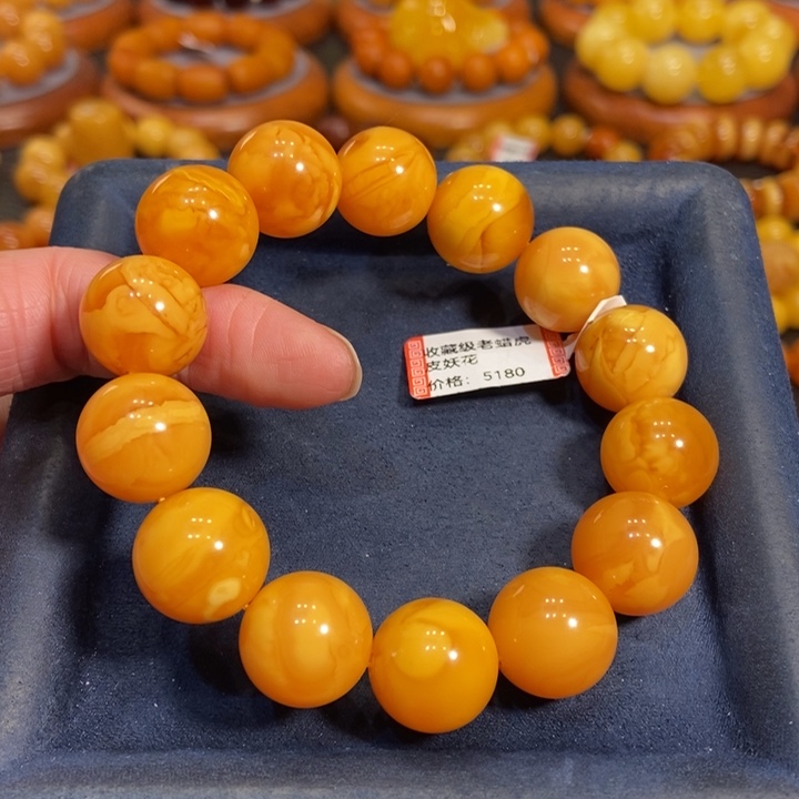 蜜蜡手链未镶嵌蜜蜡