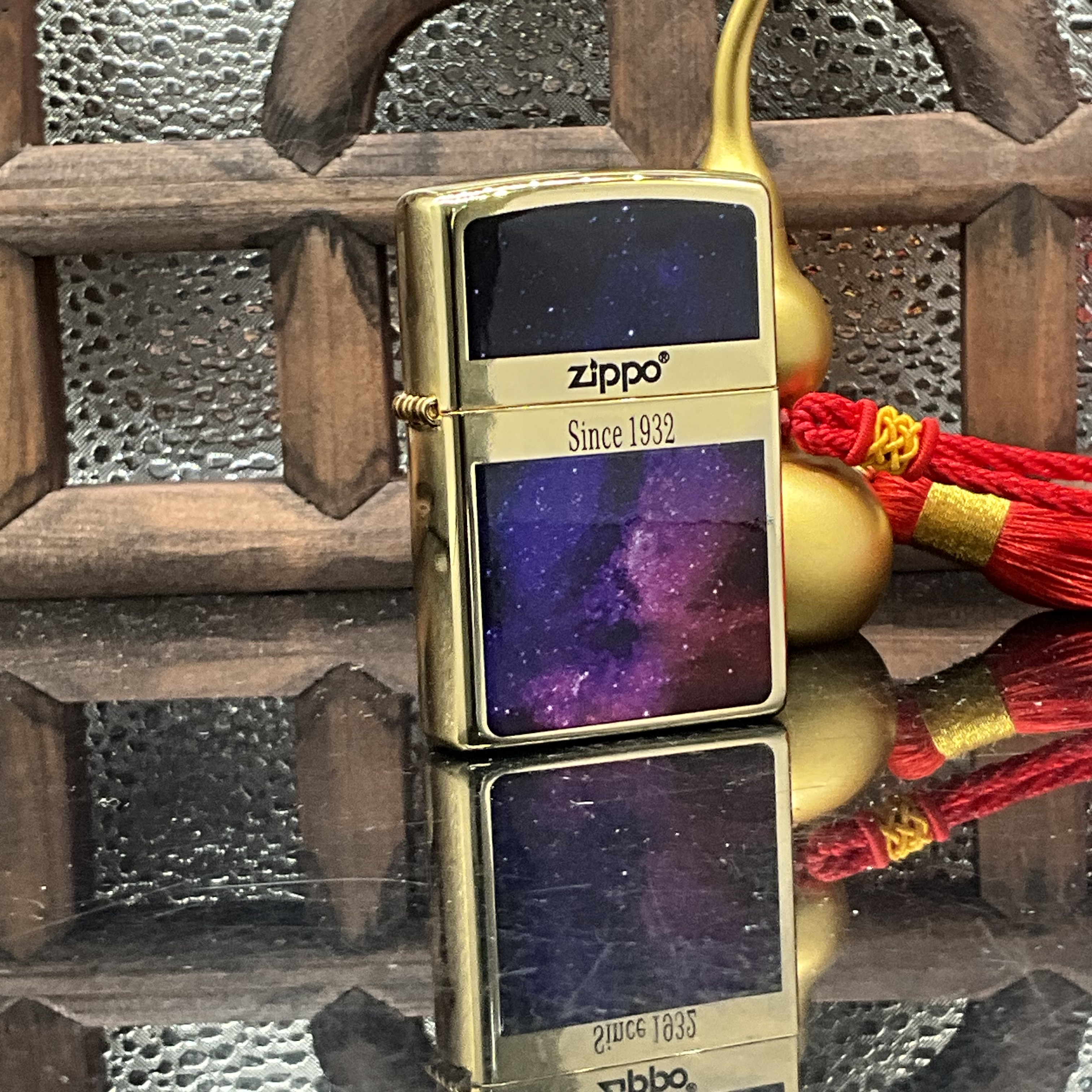 ZIPPO/之宝打火机  梦境星河-紫常规镀金起源 DYJ1【小飞火机】