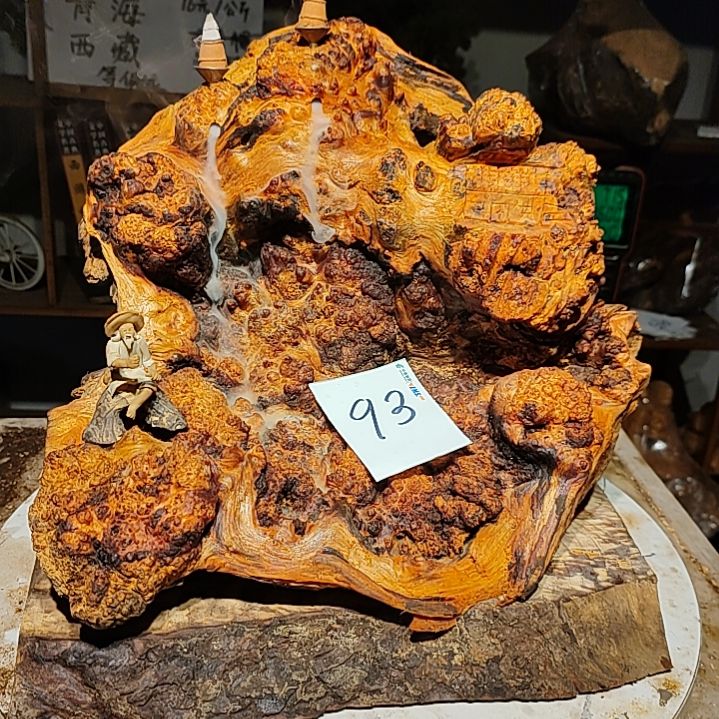 松木北沉香琥珀木天然造型山水