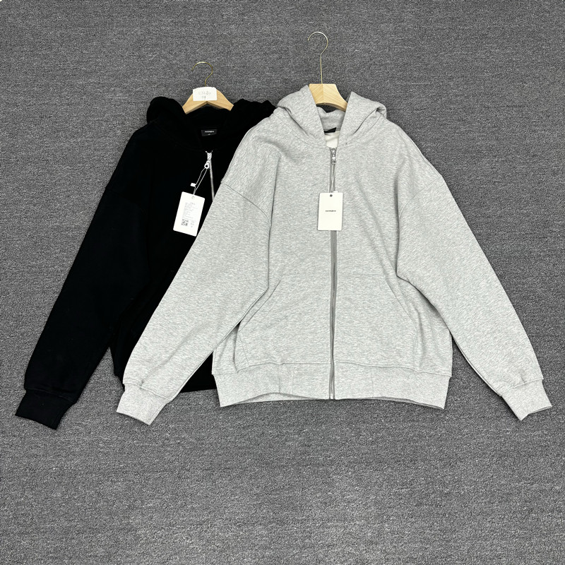 500g重磅毛圈棉连帽开衫YKK拉链卫衣外套209