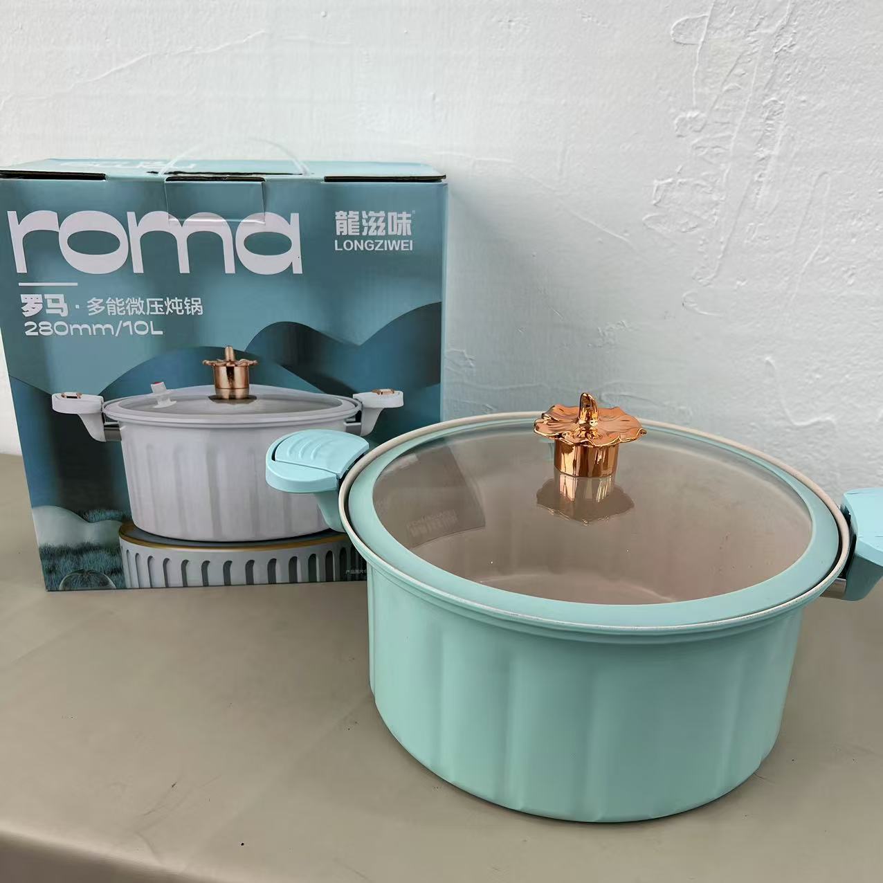 品牌珐琅威压锅27cm高档家用款居家必备神器外贸【汤姆粉丝专属】