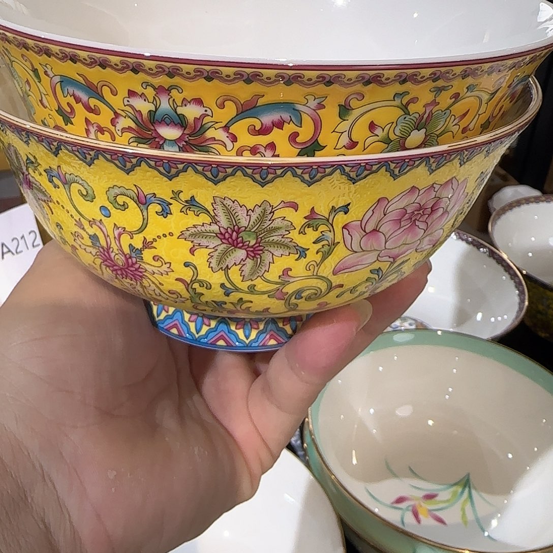 爱***果钛合金骨瓷珐琅彩工艺