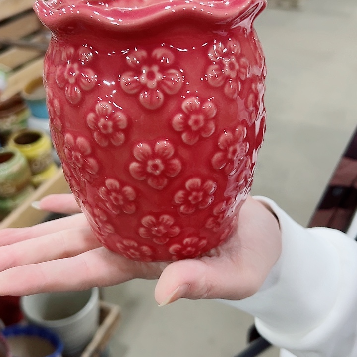 有孔.凑满10元发货多肉陶瓷花盆！